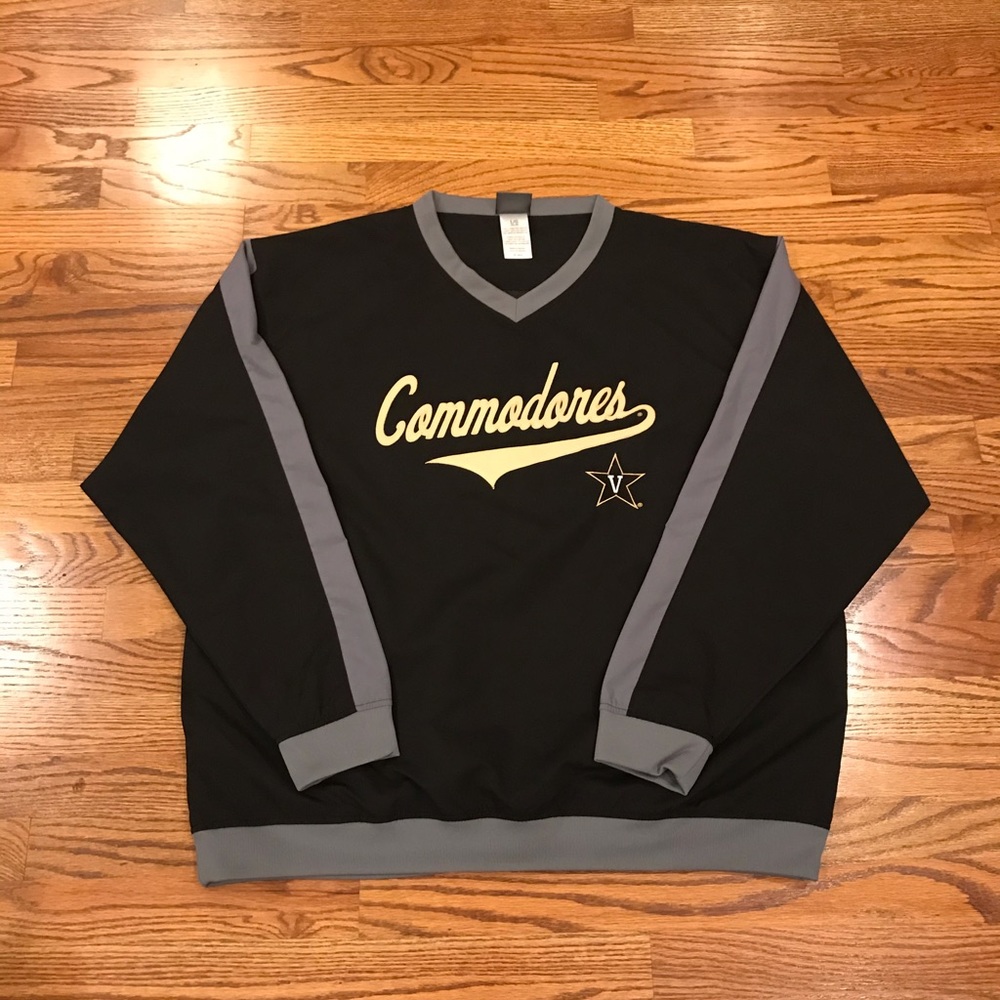 Vanderbilt Commodores Pullover, Embroidered Logos - image 1